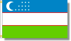 uzbekistan Flag