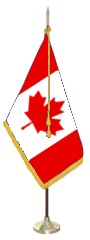 Indoor Canadian Flag Set