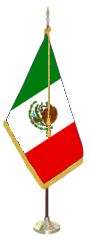 Indoor Mexican Flag Set